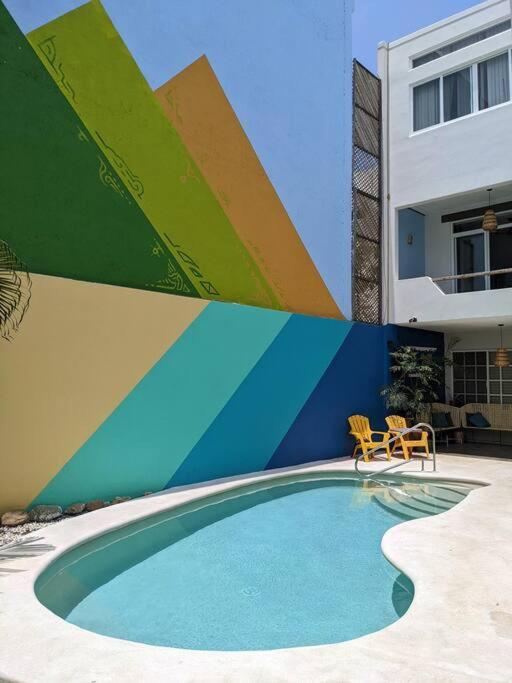 Studio -Trees At Mikasa- Near Beach, Pool, Fast Wifi, Ac & King Bed Puerto Escondido  Bagian luar foto